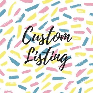 Custom listing for @crislynntaylor